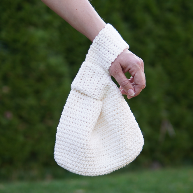 Hæklet Knudetaske
