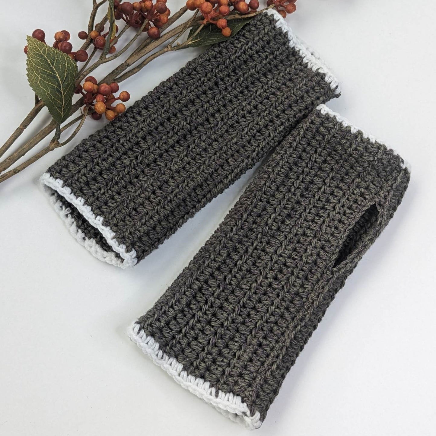 Hæklede pulsvarmere, hæklede vanter