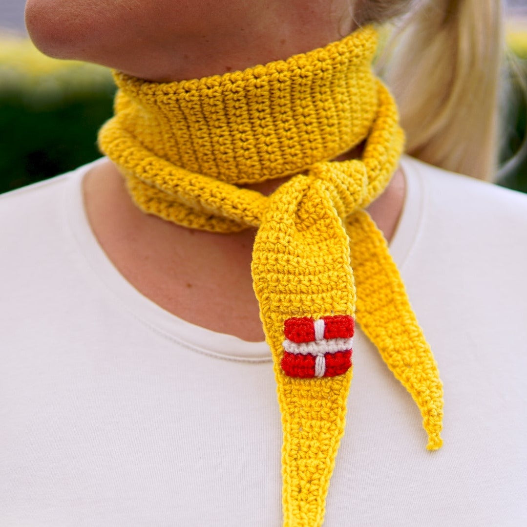 "Le Scarf" - Hæklet Tour de France Halstørklæde