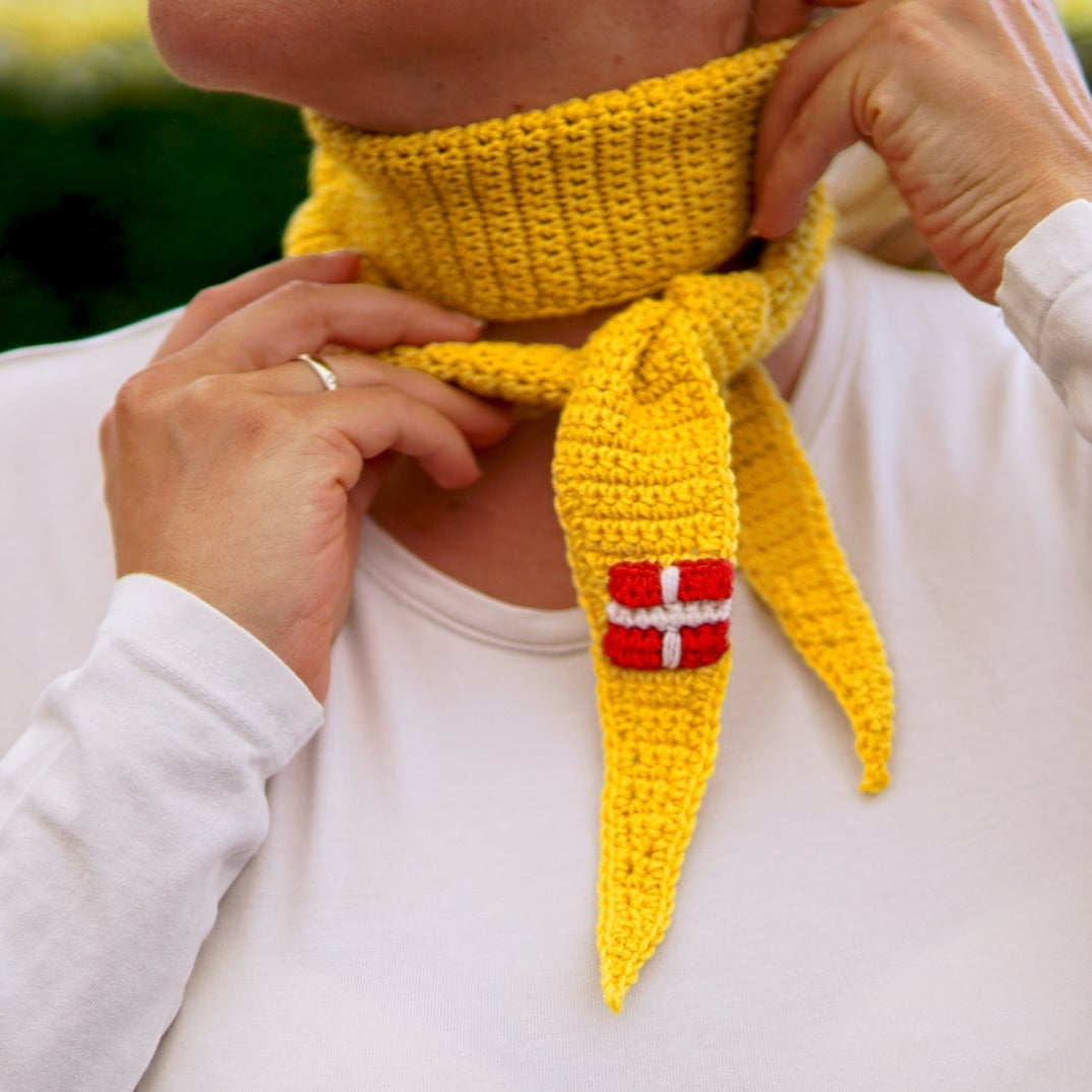 "Le Scarf" - Hæklet Tour de France Halstørklæde