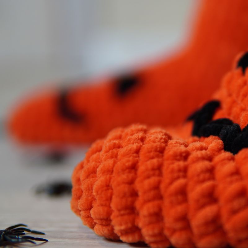 Polyester hjemmesko hæklet